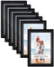 Icona Bay 4x6 Picture Frames Set, Black, 12 Pack, Classy Contemporary Style