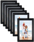 Icona Bay 4x6 Picture Frames Set, Black, 12 Pack, Classy Contemporary Style