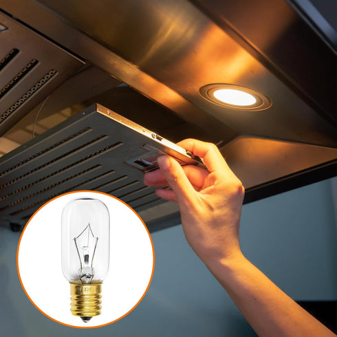 Belleone Light Bulb for LG Microwave Oven, Dimmable 125V 30W E17 Base, Compatible with LG Frigidaire Kenmore