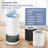 H-HF400-VP Replacement Filter Kit, Compatible with Hunt-er H-HF400-VP H-PF400, 2 True HEPA Filters + 8 Pre-Filters