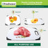 Plastic Cutting Boards for Kitchen, Cutting Board Set of 3, Juice Grooves with Easy Grip Handle, BPA-Free