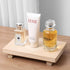 Small Wood Tray Pedestal Stand, Farmhouse Bathroom Decor, Decorative Wooden Riser for Kitchen Soap Dish Holder