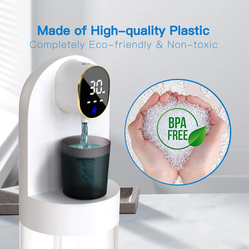 Surfpoo 21.12 oz(600 ml) 2 4 Upgraded Automatic Mouthwash Dispenser for Bathroom, Touchless Smart Mouth Wash Dispenser