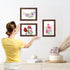5x7 Set 12 5x 7 5x7 EYMPEU Picture Frames Rustic Brown Walnut Wood Color of Multi Display Wooden Colored Photo Frames