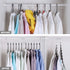 HOUSE DAY Space Saving Hangers, 20 Pack Heavy Duty Hanger Organizer, Closet Space Saver