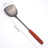 FJNATINH 15 Inch Wok Spatula, Stainless Steel Metal Spatulas for Kitchen Cooking Utensils for Cast Iron