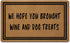 Welcome Mat with Non-Slip Rubber Back - 18" x 30", Funny Doormat for Entrance Way, Personalized Home Decor
