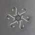 FEBSNOW 250pcs 0.55 Inch Mini S Hooks - Ornament Connectors for DIY Crafts with Storage Box
