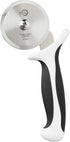 Millennia Pizza Cutter with White Handle, 2-3/4 Inch Wheel, Stainless Steel by Mercer Culinary