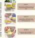 Countertop, Counter Butter Crock with Lid for Butter Keeper Crock with Water, French Butter Dish Ceramic, Butter Holder