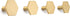 Modern Wall Hooks Made from Solid Brass, Ideal for Coats, Bags, Pack of 4 Decorative Coat Hooks (Hexagon)