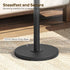 ET30BM YATINEY Round Side Table, Small Drink Table for Small Spaces, Pedestal Style Martini Table, End Table in Living