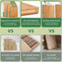 Bamboo Cutting Board, Wooden Cutting Boards for Kitchen with Double Sided Deep Juice Grooves & Wide Handle, Ideal
