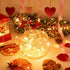 20 Pack 7ft 20 Warm White Battery Operated Fairy Lights, LED Mini String Lights, Copper Wire Twinkle Firefly Starry