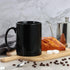 harebe 22 OZ Extra Large Coffee Mug, Smooth Ceramic Boss Giant Tea Cup for Dad Men, Black