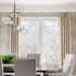 Kromapolis Window Privacy Film, Vinyl Glass Covering, Stained Decorative Film Frosted, Static Window Clings,