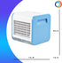 Comfort Zone CZAC10BL Mini Portable Air Conditioner, 3-Speed Personal Evaporative Cooler with Top-Fill Water Tank, Blue