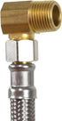 Certified Appliance Accessories Dishwasher Hose with 90 Degree MIP Elbow, Water Supply Line, 8 Feet, PVC Core