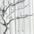 10pcs 5.3" H&D Crystal Raindrop with Octagon Beads Chandelier Prisms Pendants Lamp Curtain DIY Suncatcher Parts (Clear)