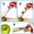 Apple Cutter Slicer & Corer Kit - 12-Blade Slicer & Corer, Includes 3 Premium Stainless Steel Fruit Forks