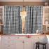 Buffalo Check Curtains, Blackout Buffalo Plaid Curtains for Living Room, 36x36inch, 2 Pack (Black White)