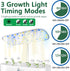 14 5L Large Hydroponics Growing System Pods, Indoor Herb Garden with LED Grow Light, Water Tank, Hydroponic Grow Kit