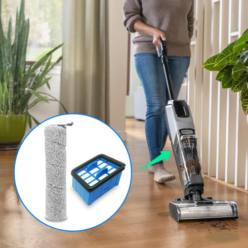 Home Times Replacement Brush Roll for Bissell CrossWave OmniForce 3882 Wet and Dry Vacuum Cleaner