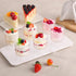 120 5 OZ Pcs Dessert Cups with Spoons - Mini Clear Plastic Dessert Parfait Cups - Round Serving Goblet Cup for Party