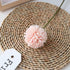 Artificial Chrysanthemum Ball Flowers Bouquet 10pcs Champagne for Home Office Parties and Wedding