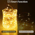 4Pack 80FT 240LED 8 Fairy Lights Battery Operated with Remote & Timer | Modes Twinkle String Lights Battery Powered
