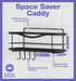 KINCMAX 4 Premium Shower Caddy - Self Adhesive Shower Shelf with Hooks - No Drill Large Capacity Stainless Steel Rack