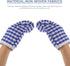 2Pcs Oven Mitts for Play Kitchen, Microwave Oven Gloves Kitchen Baking Mitts, Red Checkered s for Safe Backing Cooking
