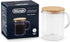 De'Longhi Double Wall Glass Coffee Pot, 25 oz