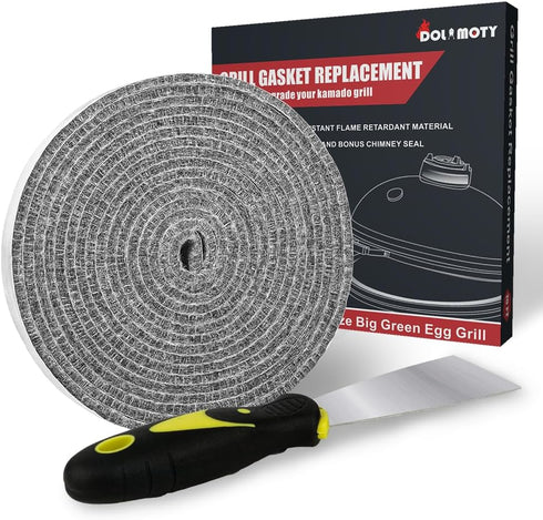 15Ft x7/8" Gasket Replacement for Big Green Egg Large and XLarge Grill-for BGE Parts Accessories-High-Temp Material