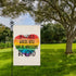 Welcome Garden Flag - In A World Where You Can Be Anything Be Kind | 12x18 Inch, Double Sided, Waterproof Outdoor Flag