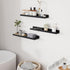 24 inch Set 3, RICHFOCUS Floating Shelves for Wall, Solid Wood Picture Ledge Shelf for Wall Storage, Nursery Book