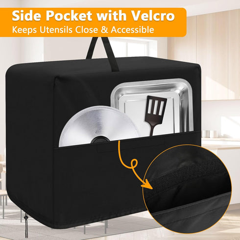 Meat Slicer Cover, Waterproof Appliance Covers for Kitchen Counter, Fit for BESWOOD/VEVOR Home Meat Slicer