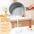 Ceramic Nonstick Sauce Pan with Lid, 2 Quart Cooking Pot with Pour Spout and Handle