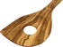 AramediA Olive Wood Risotto Spoon, Handcrafted 12.5" Wooden Cooking Utensil, Durable & Lightweight for Nonstick Cookware
