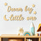 Xylolfsty Dream Big Little One Wall Decor Baby Room Decor Boho Moon