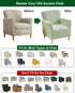 1 Sofa,B11 CRFATOP Stretch Piece Chair Covers with Arms Printed Accent Chair Cover Armchair Flower Soft Banquet