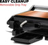 OVENTE Electric Panini Press Sandwich Maker, Non-Stick Coated Plates, 1000W Indoor Grill, Copper GP0620CO