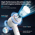 JISULIFE Handheld Fan, Portable Bladeless Mini Fan with 4500mAh, 18H Max Cooling Time, USB Rechargeable for Travel