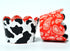 Cow and Bandana Cupcake Wrappers - Set of 24 Reversible for Kids Birthday Parties, Baby Showers, Farm Events
