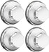 SANNO Suction Cups Replacement for Shower Caddy Soap Dish Double Hooks (Set of 4)