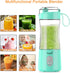 Portable Blender, Personal Mini Blender for Smoothies, Juice and Shakes, USB Rechargeable, Cordless (Sky blue) by TastLi