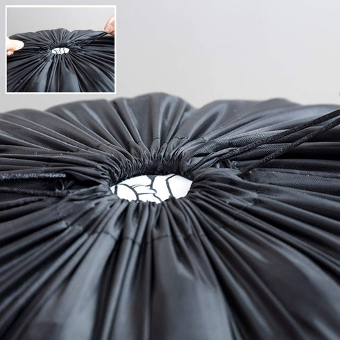 Multipurpose Extra Large Laundry Bag Storage Bag (27"x35", Black) by IWEIK