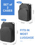 Set of 2 Hard Hat Travel Cases for Baseball Caps, Hat Storage Organizer with Handle, Protects up to 10 Hats