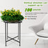 KABB 15'' Set 2, 10-inch Metal Plant Stand, Tall Flower Pot Stand of Modern Rustproof Round Outdoor Plant Stand | Iron