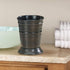 nu steel Bogart Metal Tumbler, Makeup Brush Holder and Toothbrush Cup for Bathroom, Countertop, Desk, Dorm, College, and Vanity-Oil Rubbed Bronze, 3.5 x 3.5 x 4.5 by nu steel